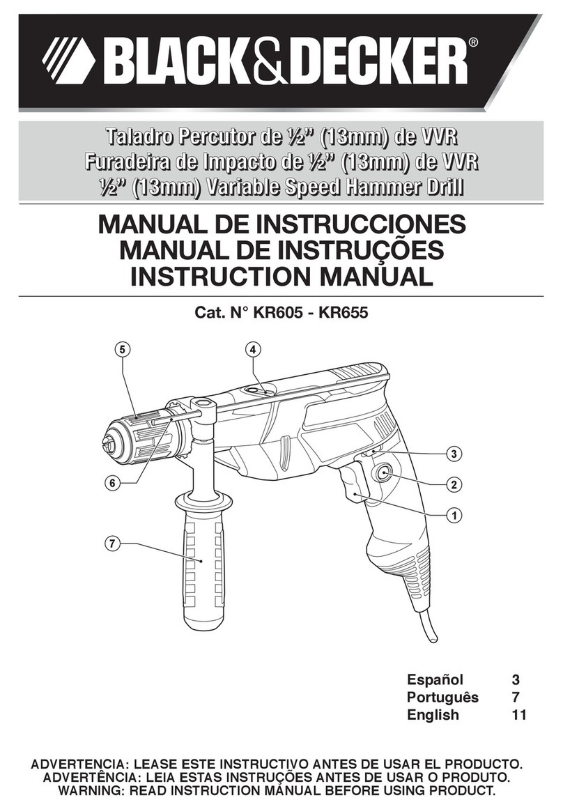Black & Decker KR605 User manual
