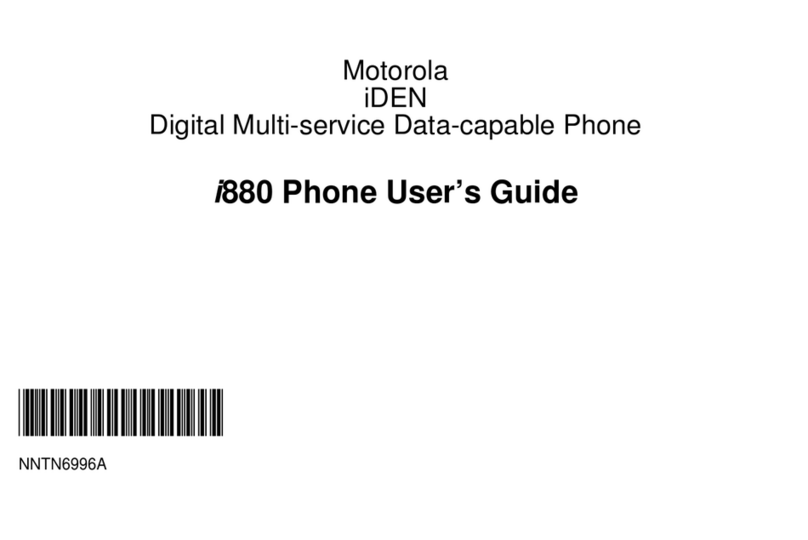 Motorola iDEN i880 User manual