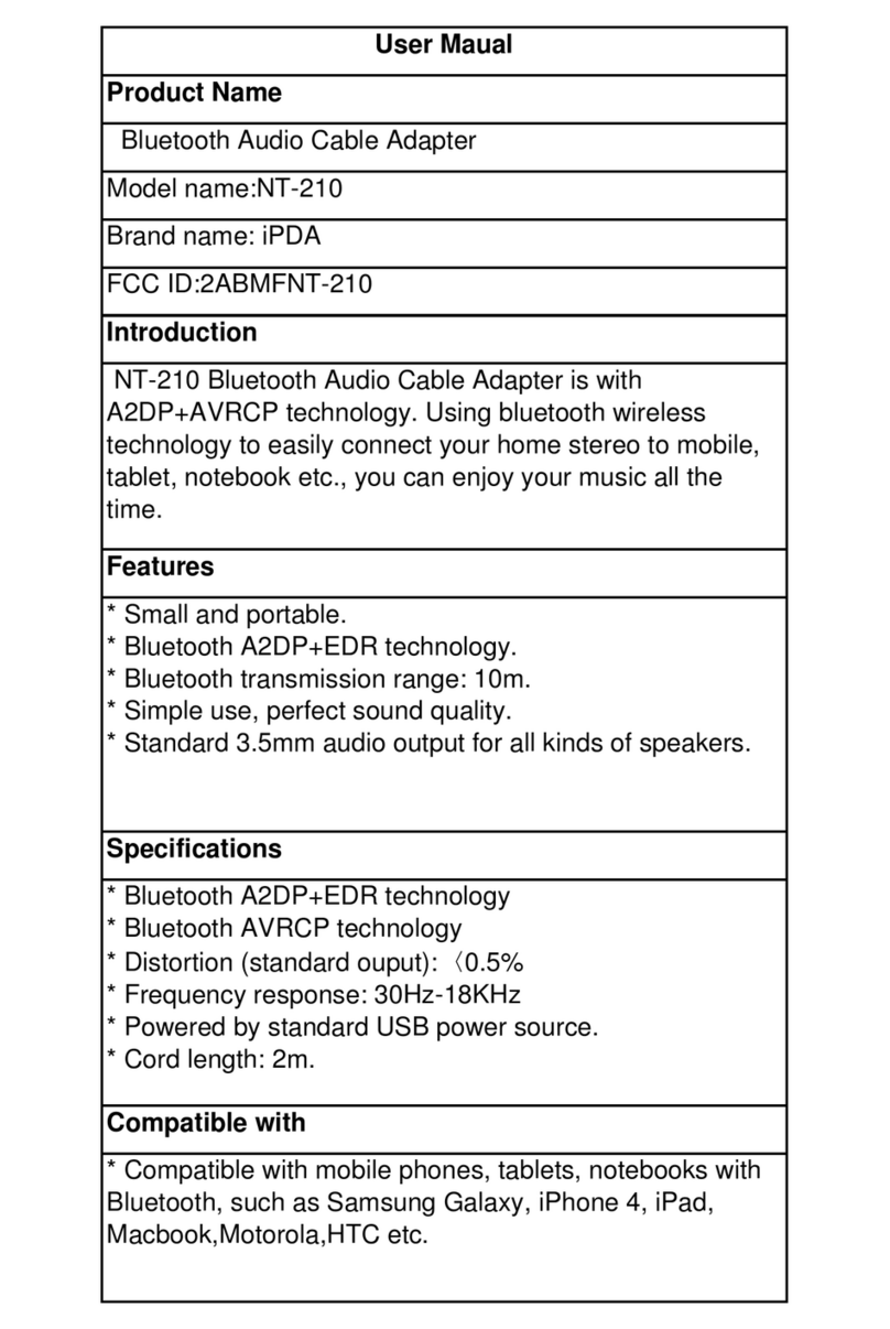 iPDA NT-210 user manual