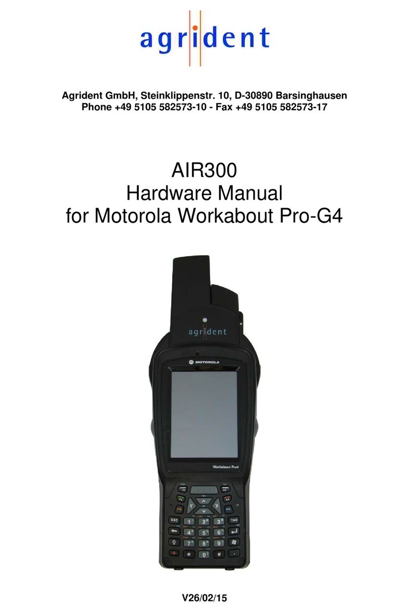 Agrident AIR300 Hardware manual