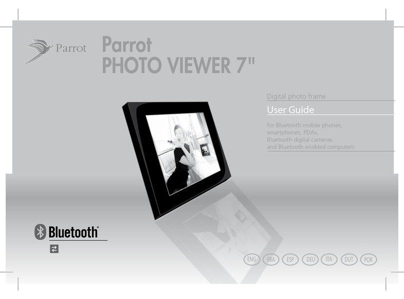 Parrot PHOTO VIEWER 7 inch User manual