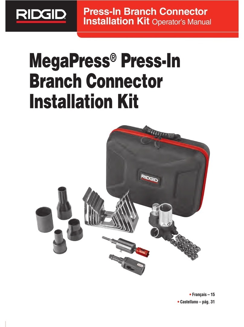 RIDGID MegaPress User manual