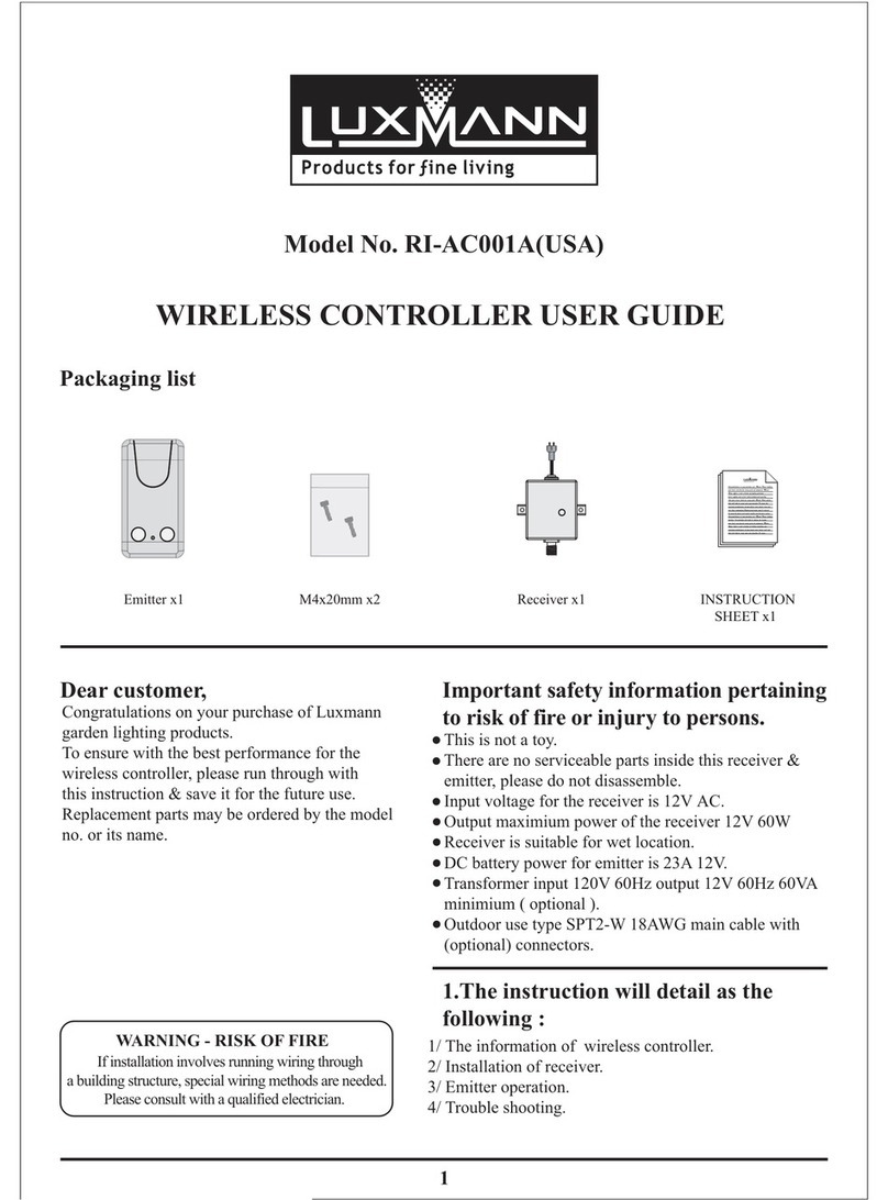 Luxmann RI-AC001A user guide