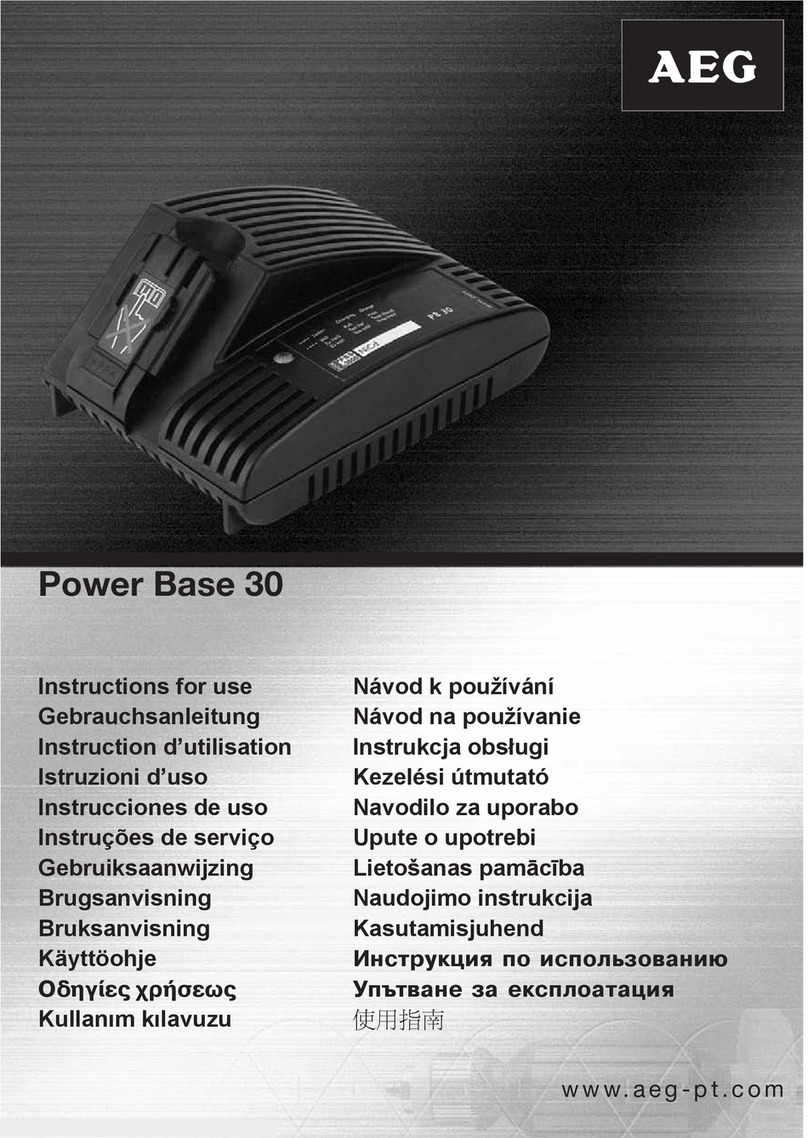 AEG Power Base 30 User manual