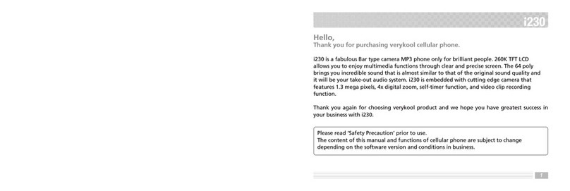 Verykool i230 User manual