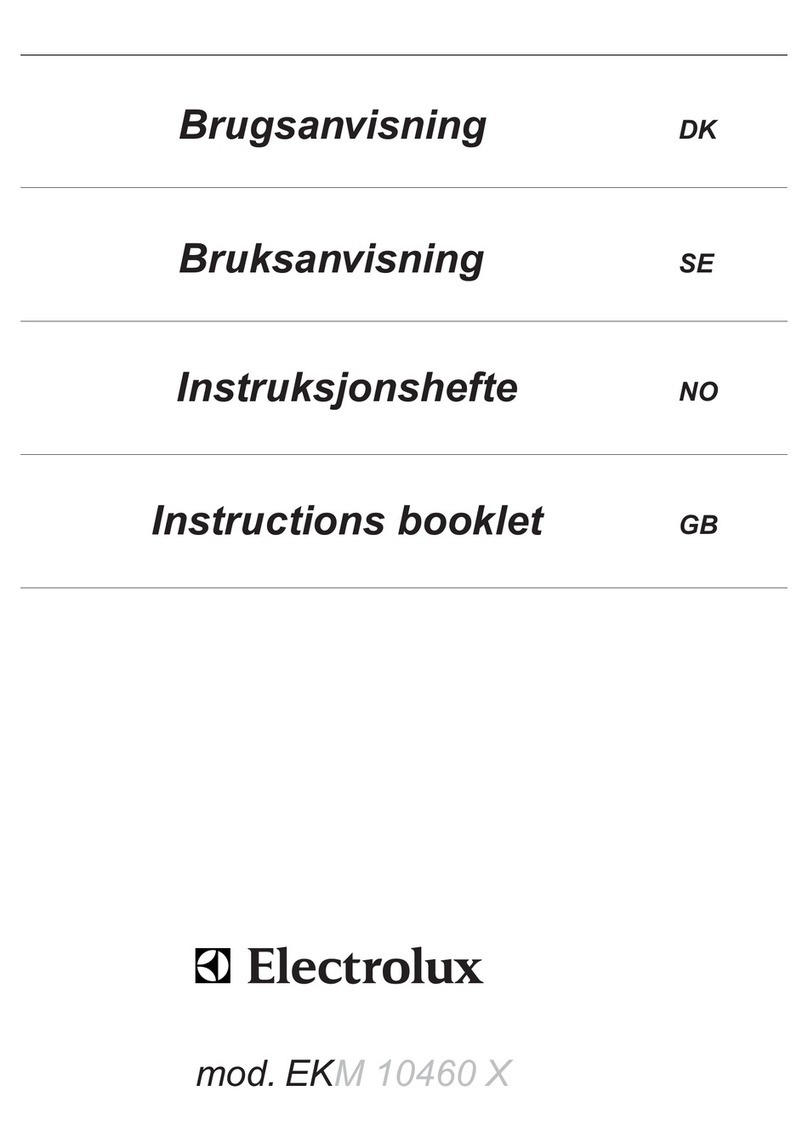 Electrolux EKM10460X User manual
