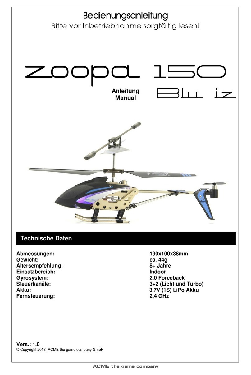 ACME Zoopa 150 Blu iz instruction manual