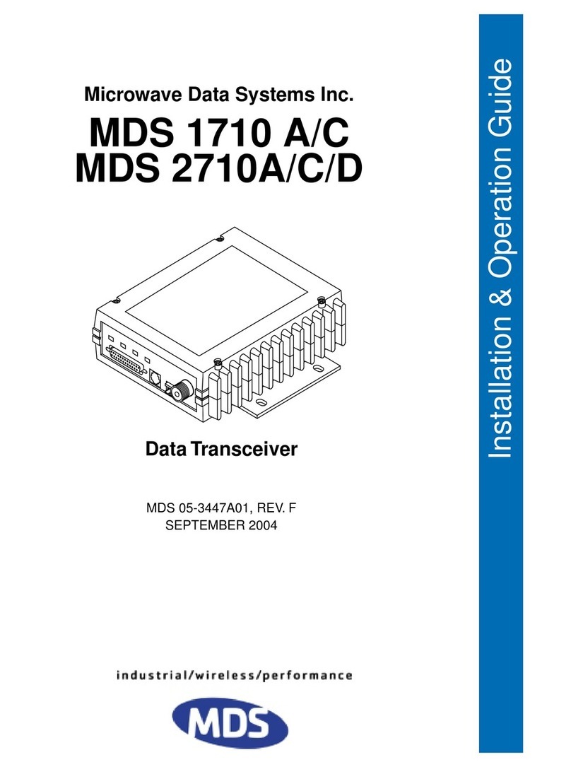 MDS 2710D Original operating instructions MDS 2710D Original operating instructions