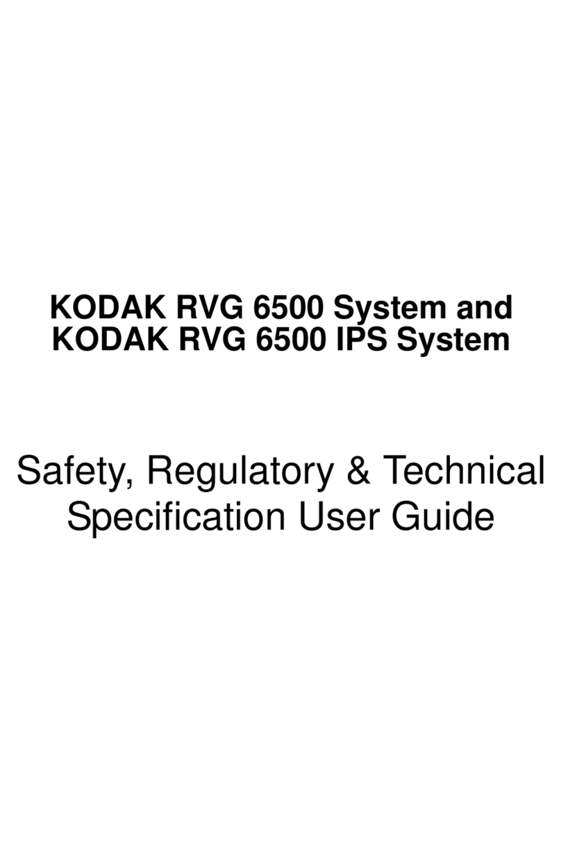 Kodak RVG 6500 IPS System Safety, Regulatory & Technical Specification User Guide