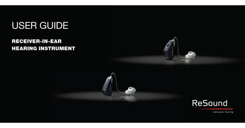 ReSound RIE Mini-BTE-AL560-DR user guide