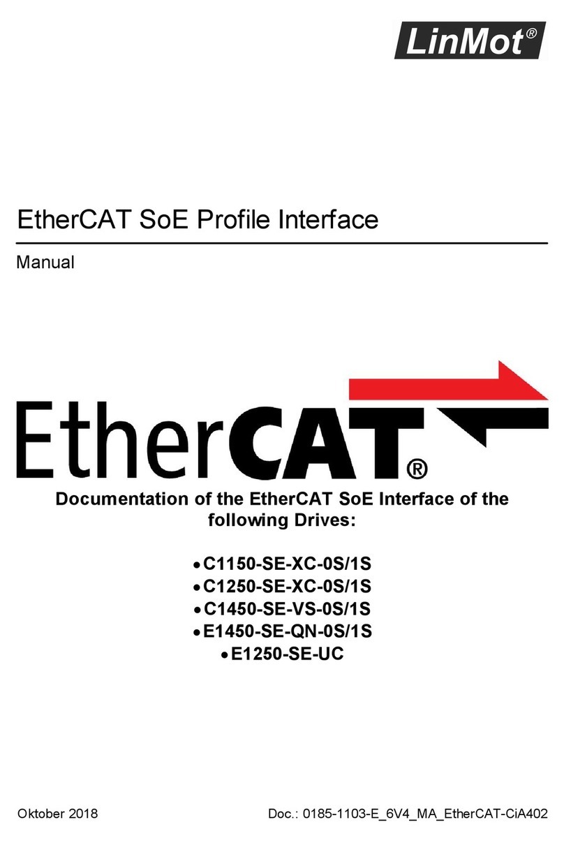 LinMot C1150-SE-XC-0S User manual