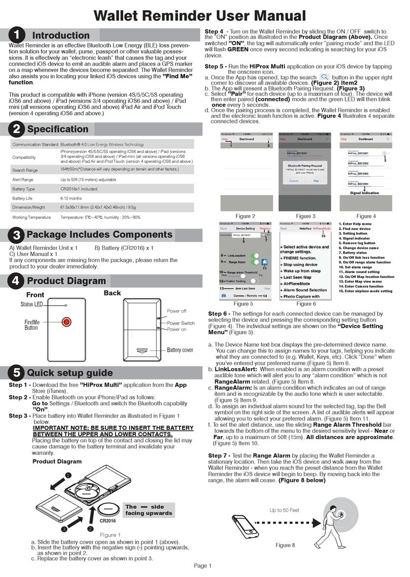 Ardi Wallet Reminder user manual