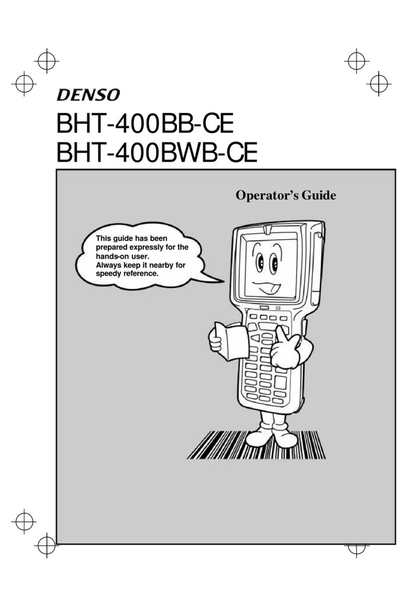 Denso BHT-470BWB-CE Operator's guide