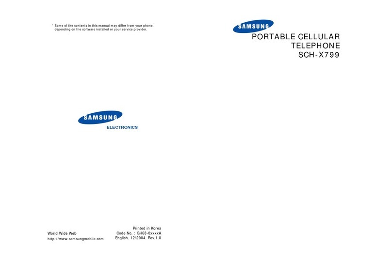 Samsung SCH-X799 User manual