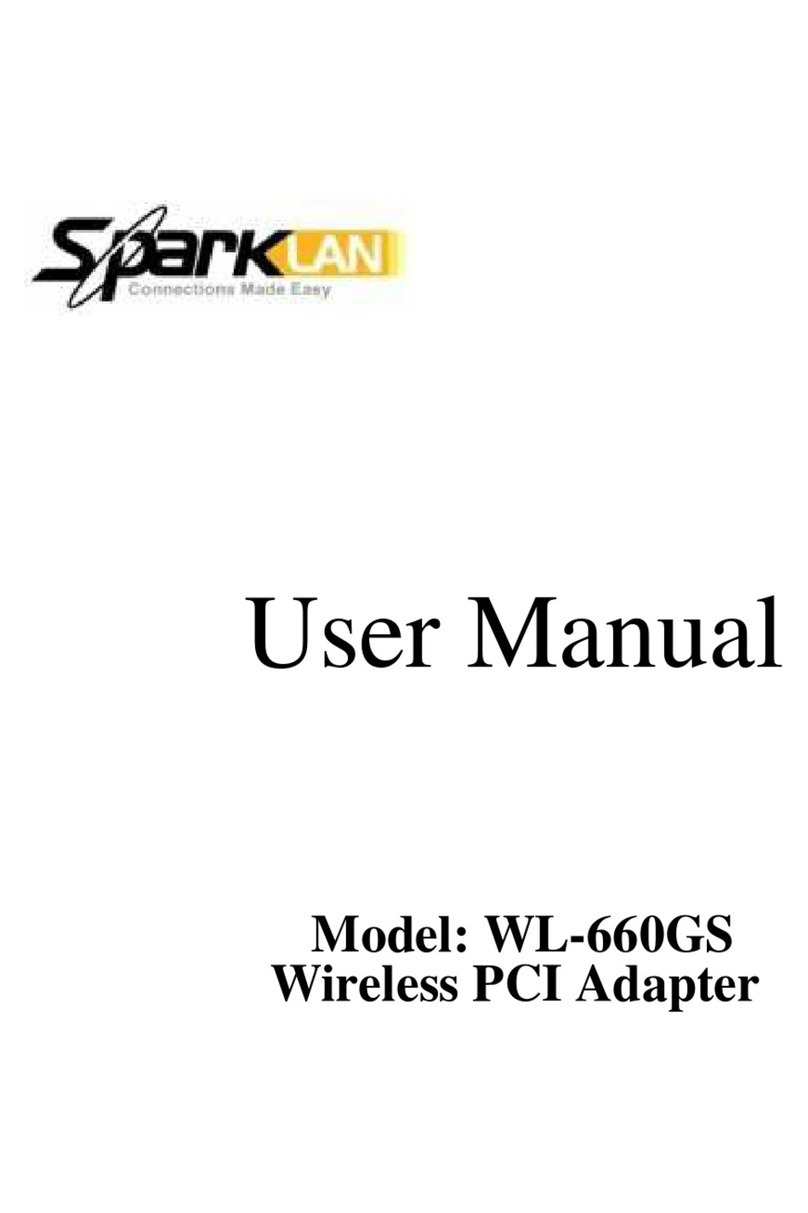 Sparklan WL-660GS user manual