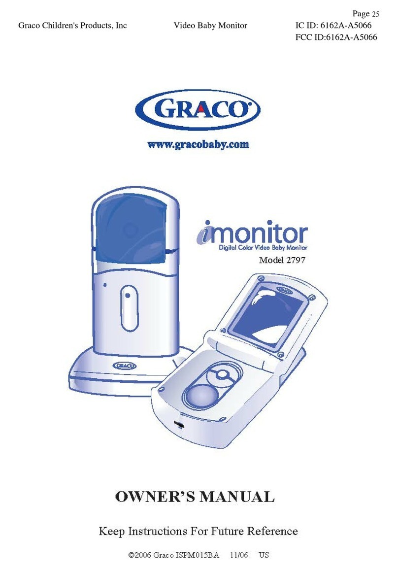 Graco iMonitor 2797 User manual Graco iMonitor 2797 User manual
