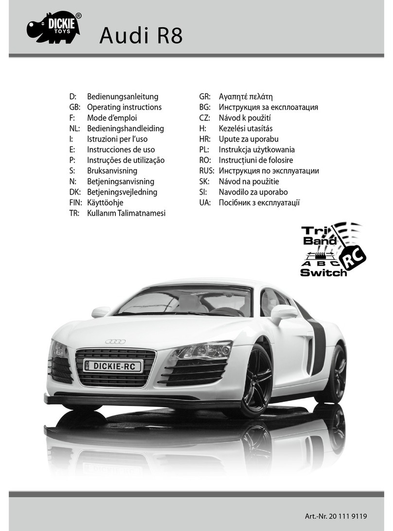 DICKIE TOYS Audi R8 operating instructions