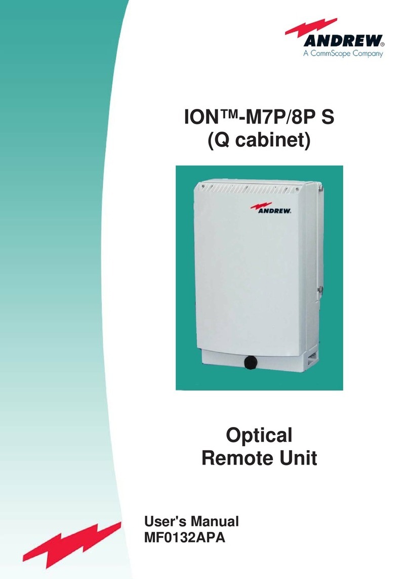 Andrew ION-M8P S user manual