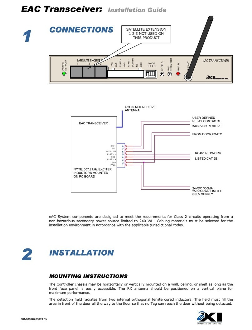 Exi eAC Transceiver installation guide
