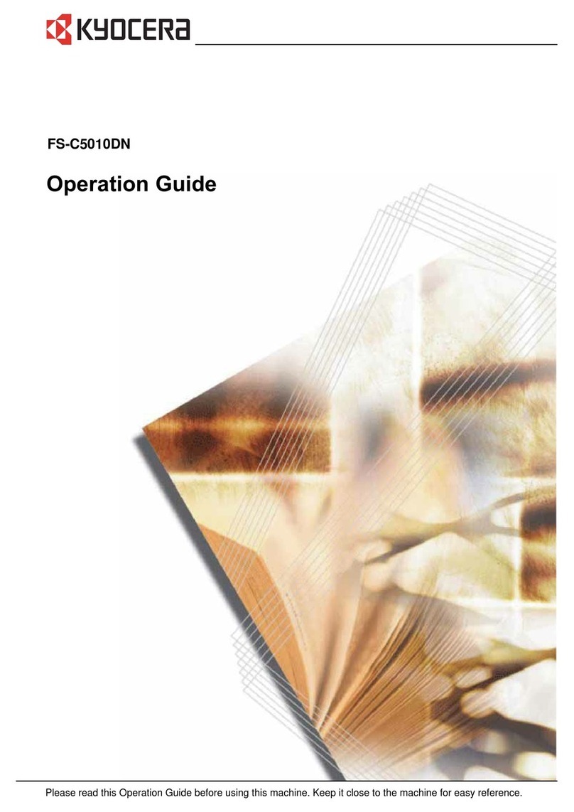 Kyocera FS-C5010DN User manual