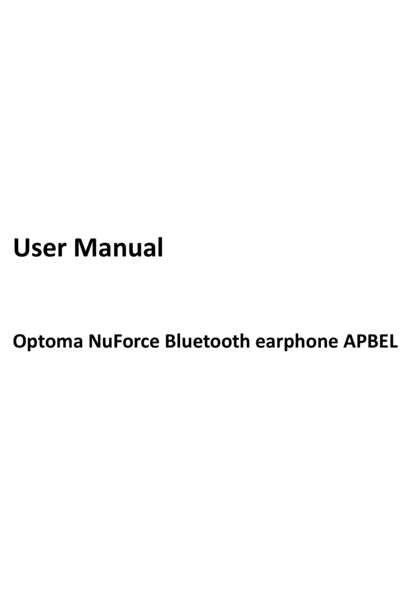 Optoma NuForce APBEL user manual