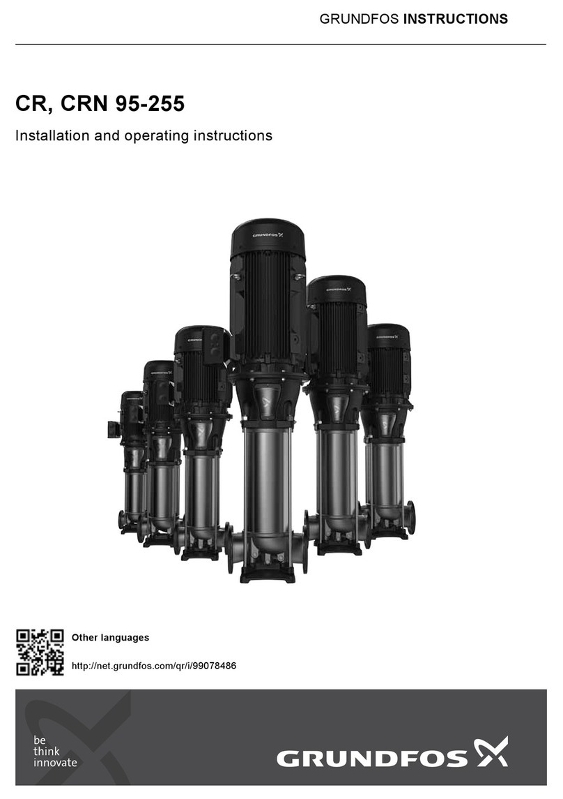 Grundfos CR 95 User manual Grundfos CR 95 User manual