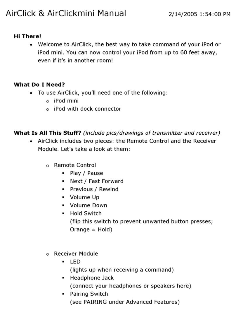 Griffin Technology AirClick user manual