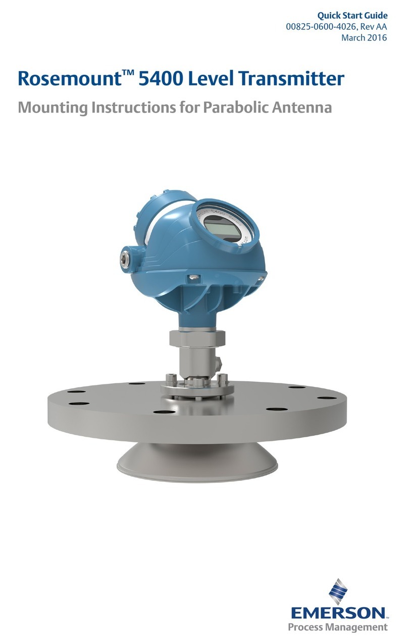 Emerson Rosemount 5400 Series User manual