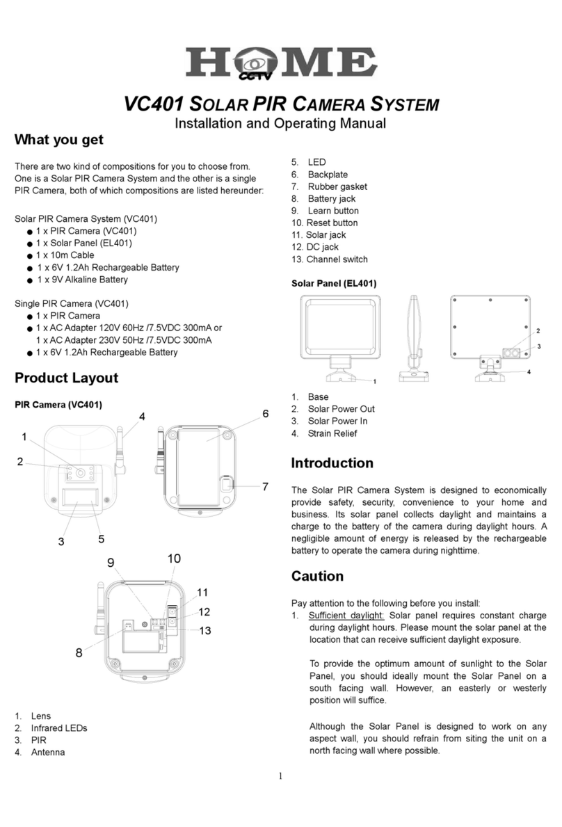 Home VC401 operating manual