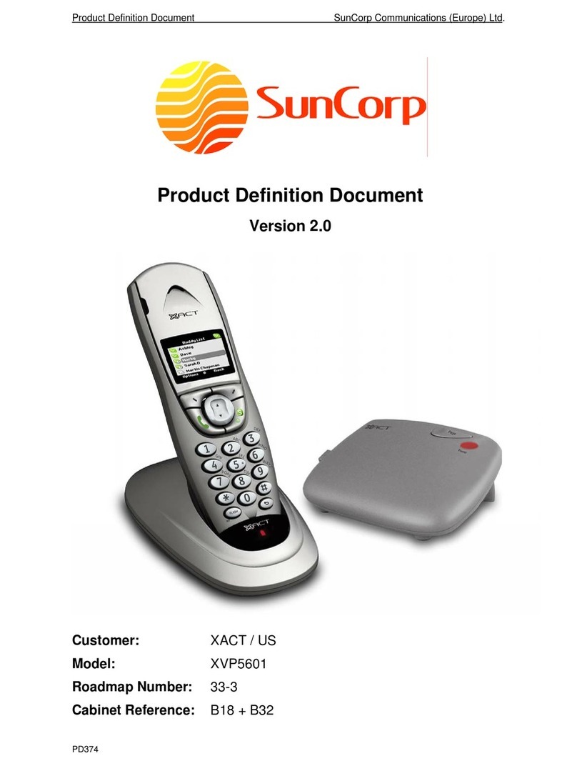 Suncorp XVP5601 User manual