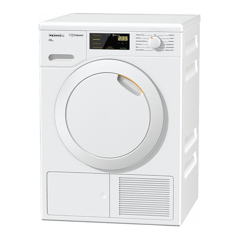 Miele TDB120WP User manual