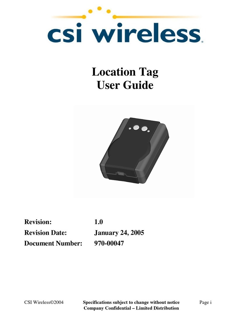 CSI Wireless Location Tag user guide
