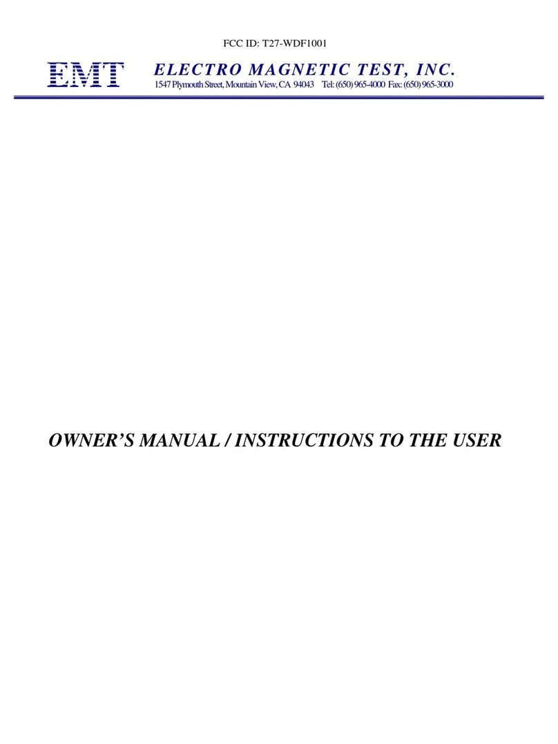 EMT Xtender Owner's manual and instructions