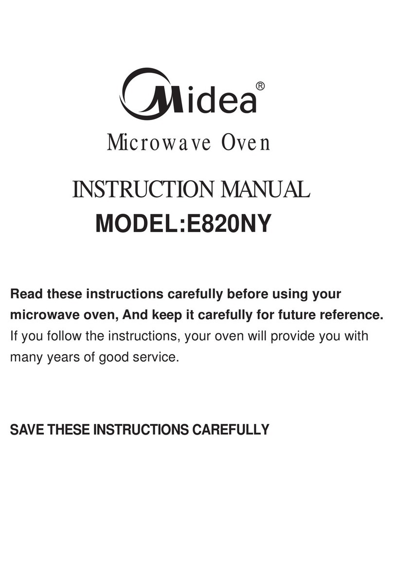 Midea E820NY instruction manual