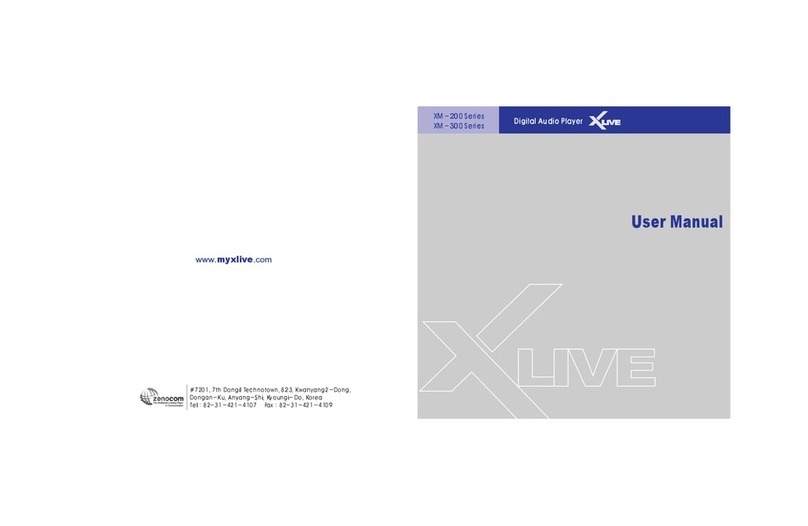 XLIVE XM-200 series user manual