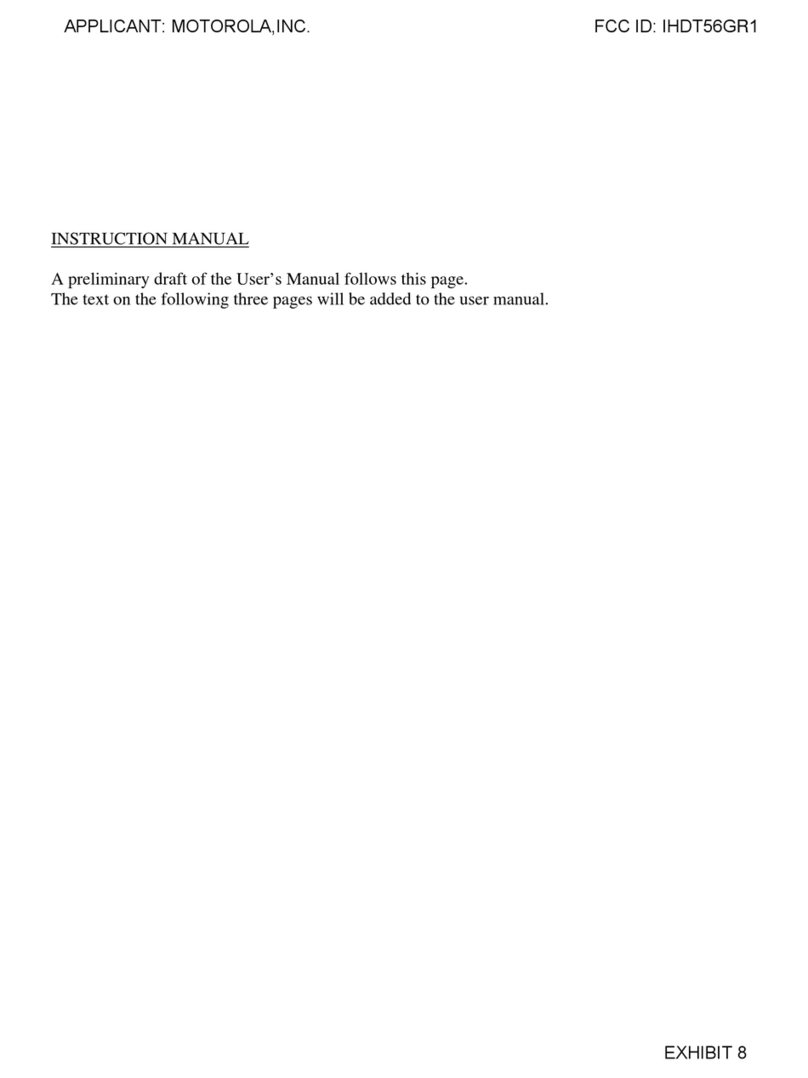 Motorola W215 User manual