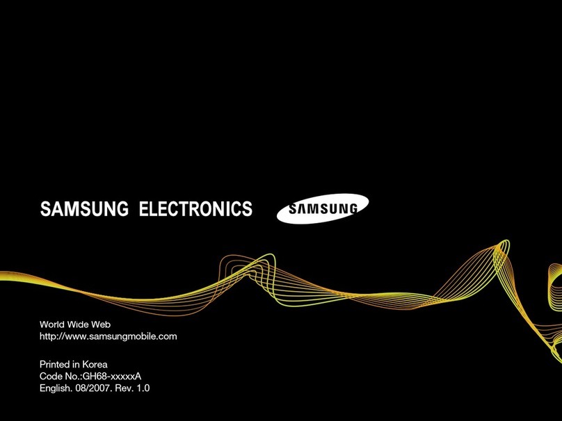 Samsung SGH-F700V User manual