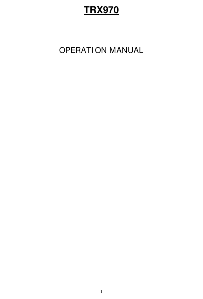 Advanced TRX970 Operation manual