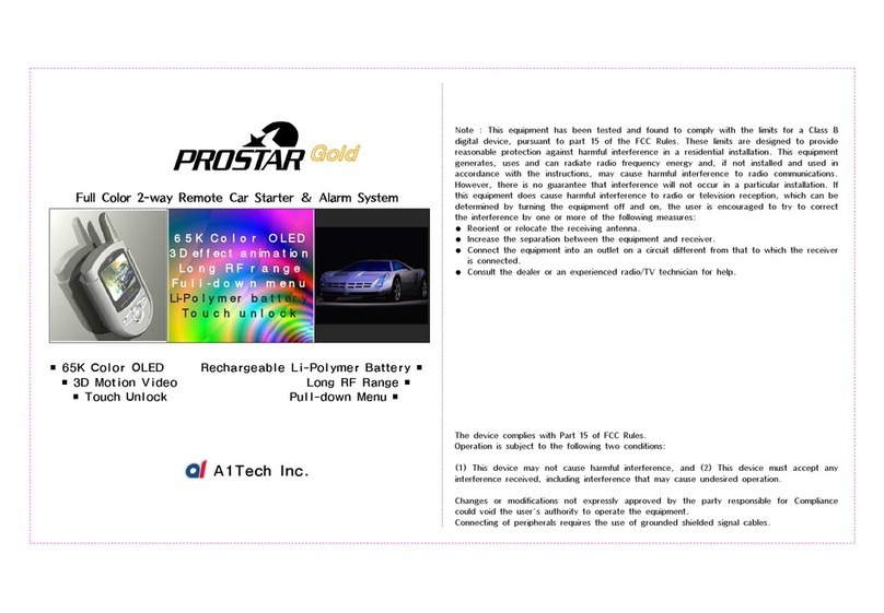 A1TECH RPOSTAR Gold user manual