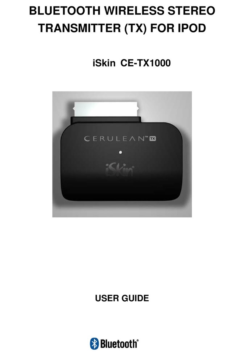 ISkin CE-TX1000 User manual