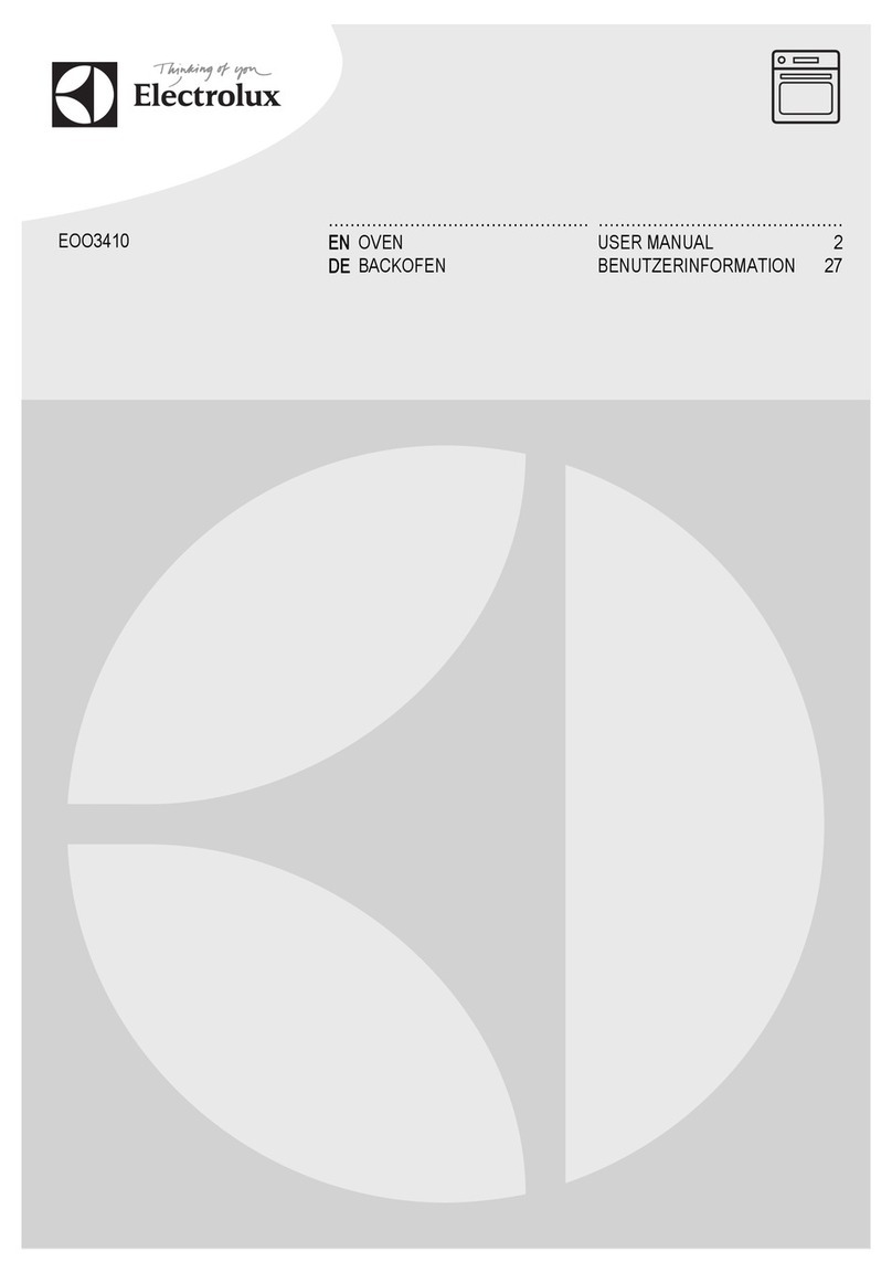 Electrolux EOO3410 User manual