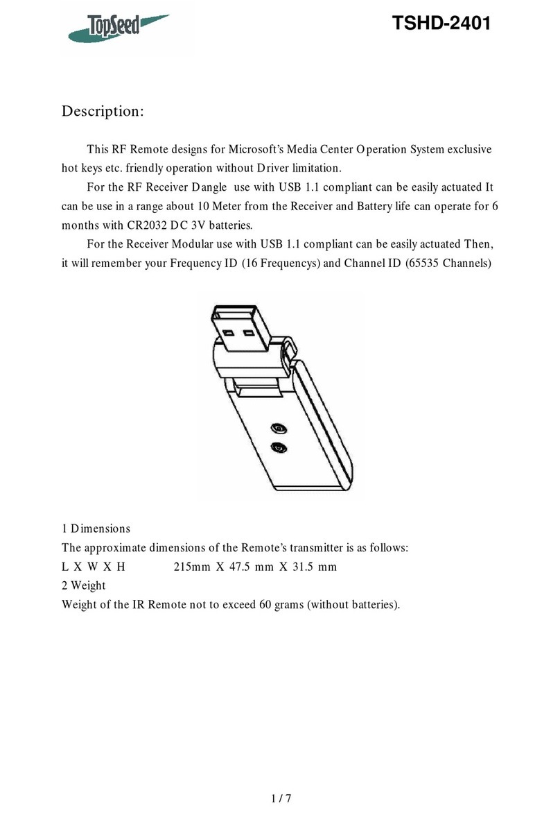 Topseed TSHD-2401 user manual