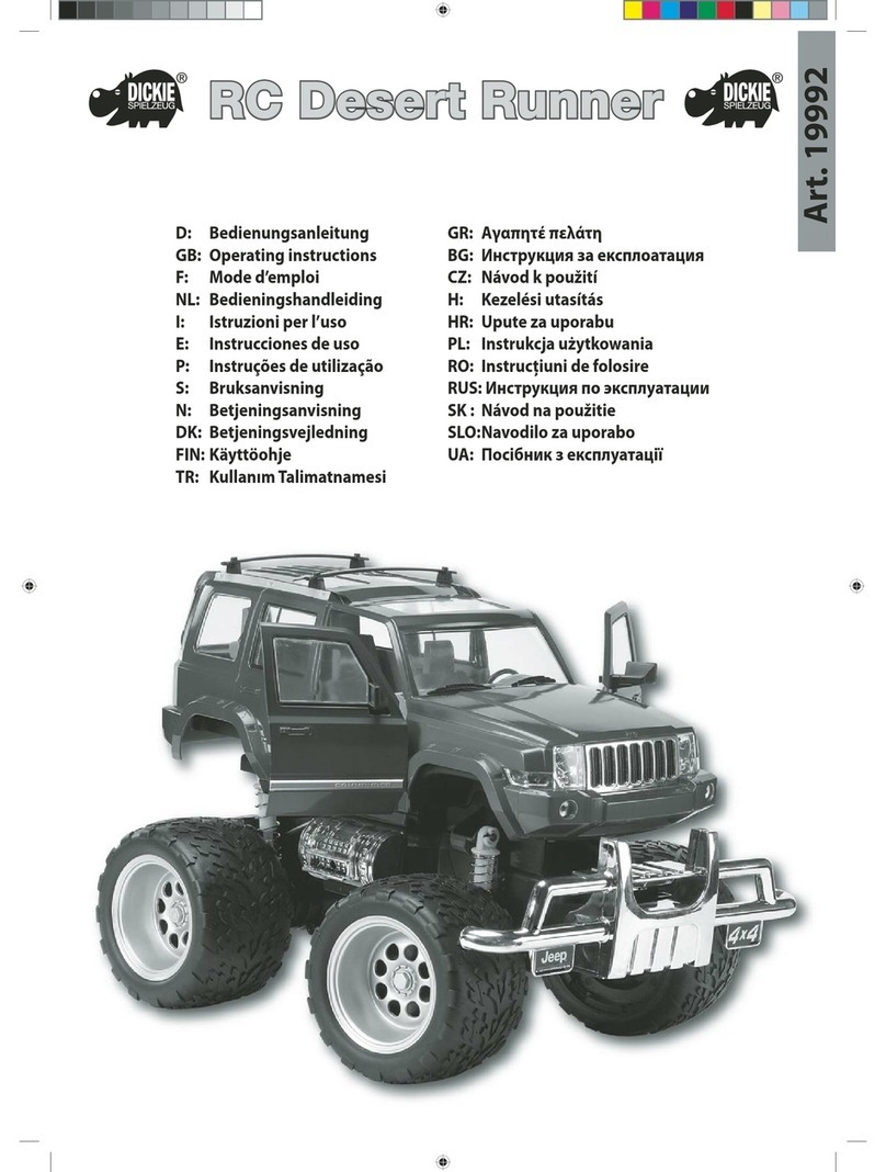 DICKIE SPIELZEUG RC Desert Runner operating instructions