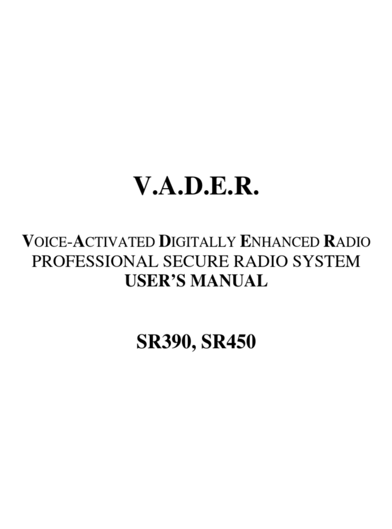 Temco V.A.D.E.R. SR390 user manual