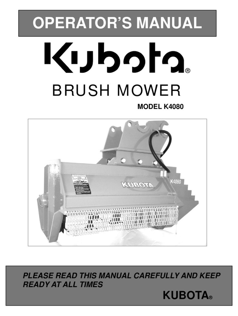 Kubota K4080 Operator's manual