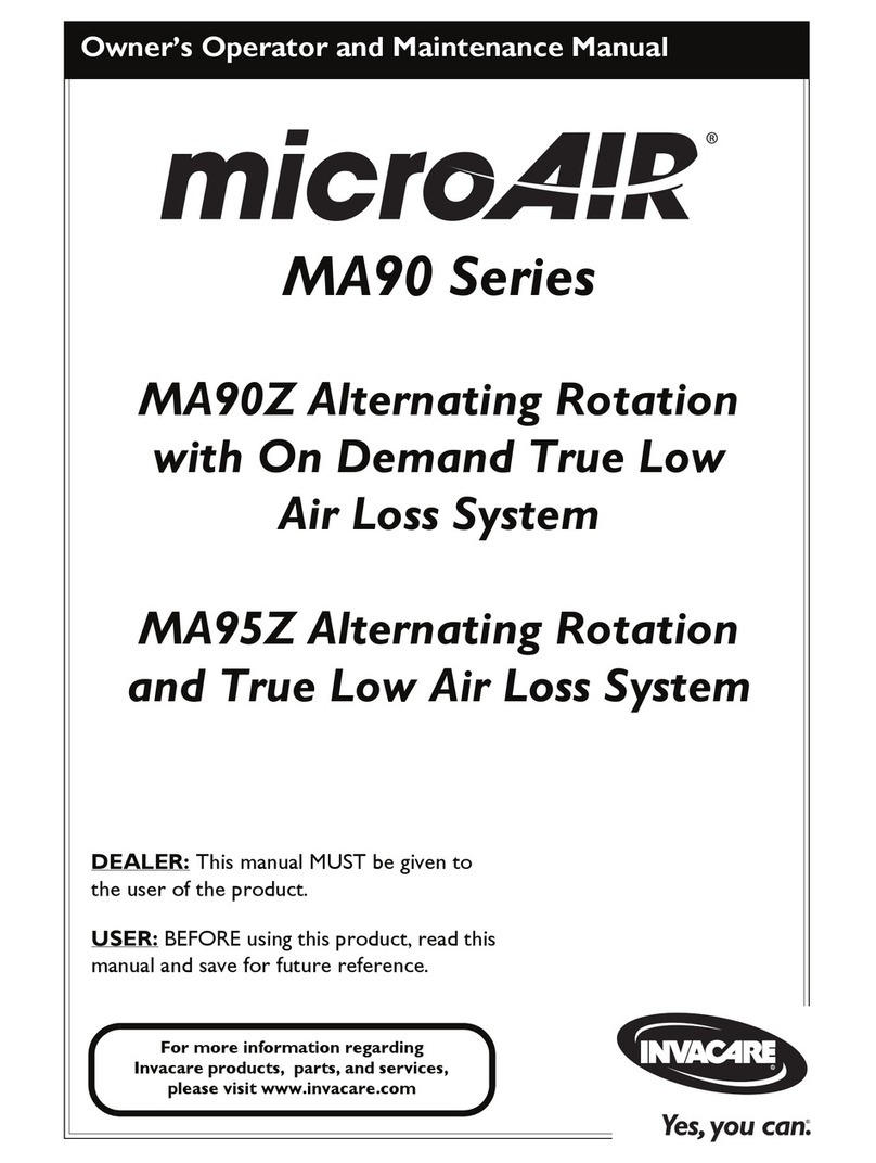 Invacare microAIR MA90 Series Manual