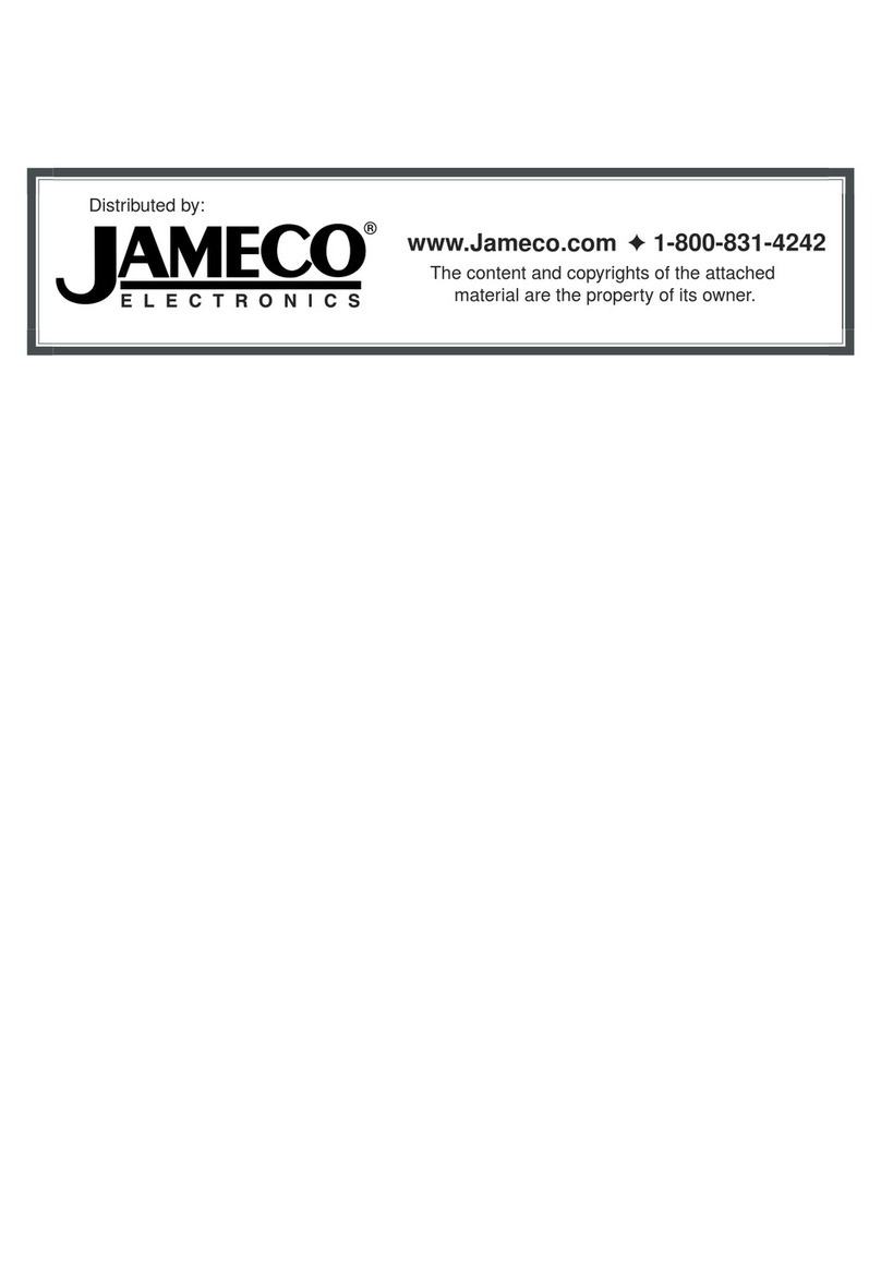 Jameco Electronics 527822 user manual