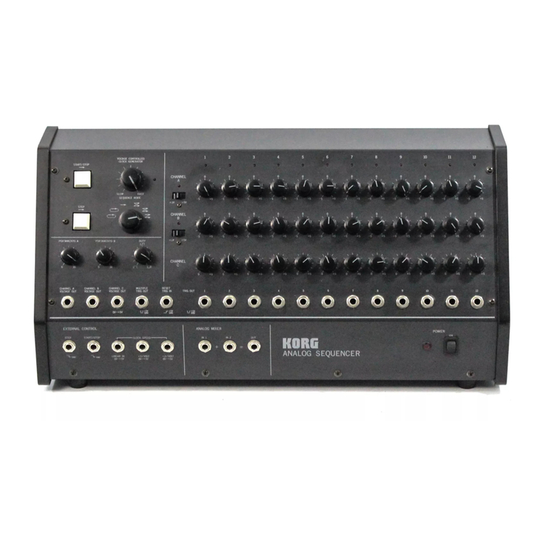 Korg SQ-10 User manual