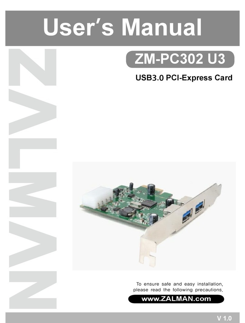 ZALMAN ZM-PC302 U3 user manual