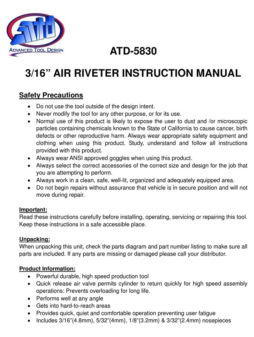 ATD Tools ATD-5830 instruction manual